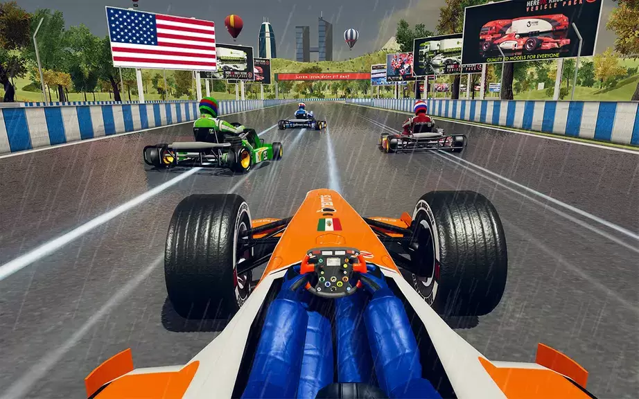 Go Kart Racing Games 3D Stunt Captura de tela 2