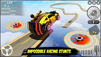 Impossible GT Racing Car Stunt ภาพหน้าจอ 1