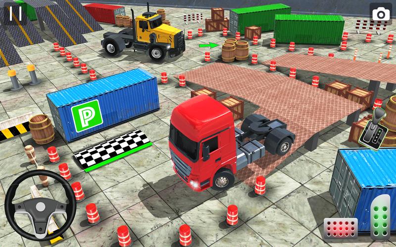 Real Euro Truck Parking Games 스크린샷 1