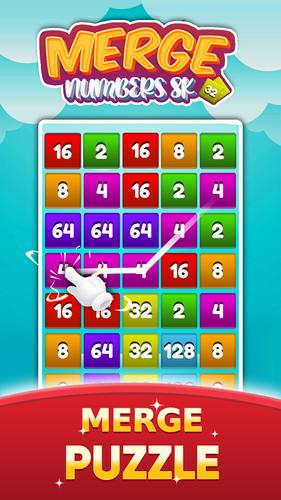 2048 Number Merge Games Puzzle Captura de tela 3