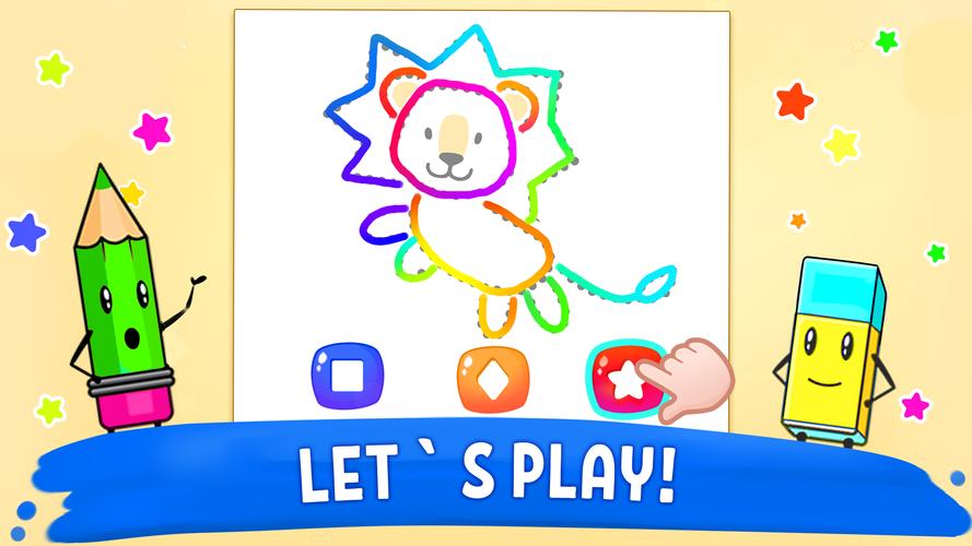Coloring book Games for kids 2 Captura de pantalla 4
