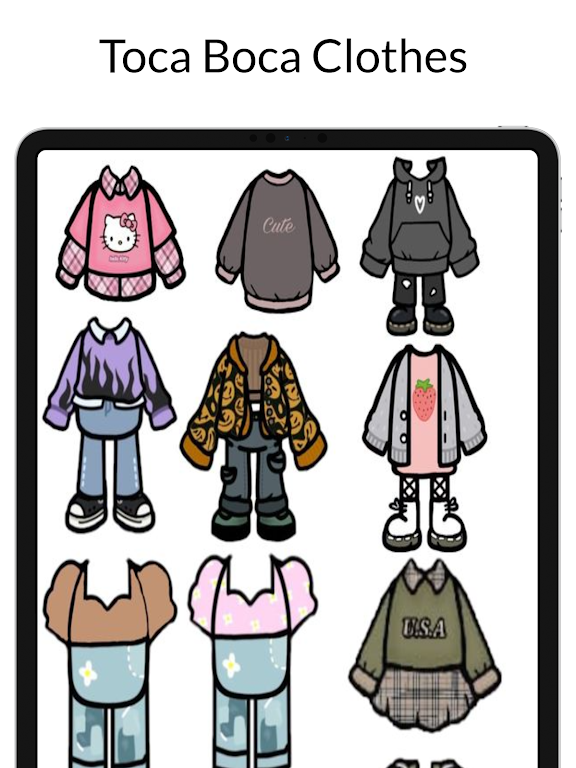 Schermata Toca Boca Clothes Ideas 3