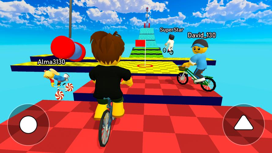 Obby bike: Parkour Adventure应用截图第1张