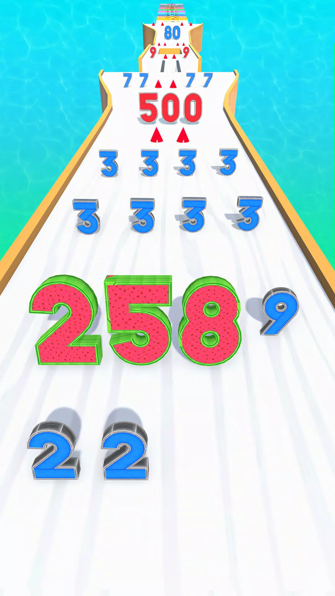 Number Master Run 3D Games ภาพหน้าจอ 4