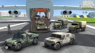 Army Vehicle Cargo: Truck Game Schermafbeelding 1