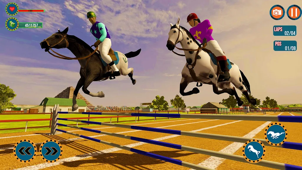 Horse Riding:Horse Racing Game Captura de tela 1