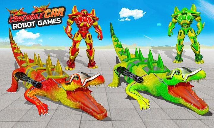 Robot Game Transform Crocodile Ảnh chụp màn hình 4