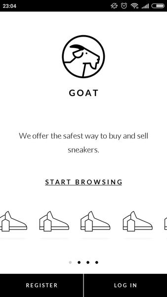 GOAT – Sneakers & Apparel Ảnh chụp màn hình 1