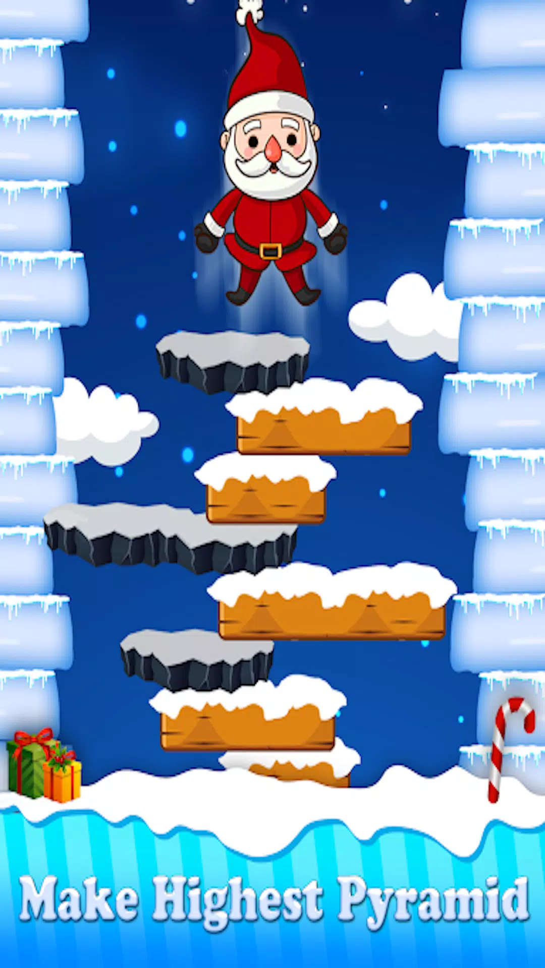 Christmas Game Santa Jump 2024 ဖန်သားပြင်ဓာတ်ပုံ 3