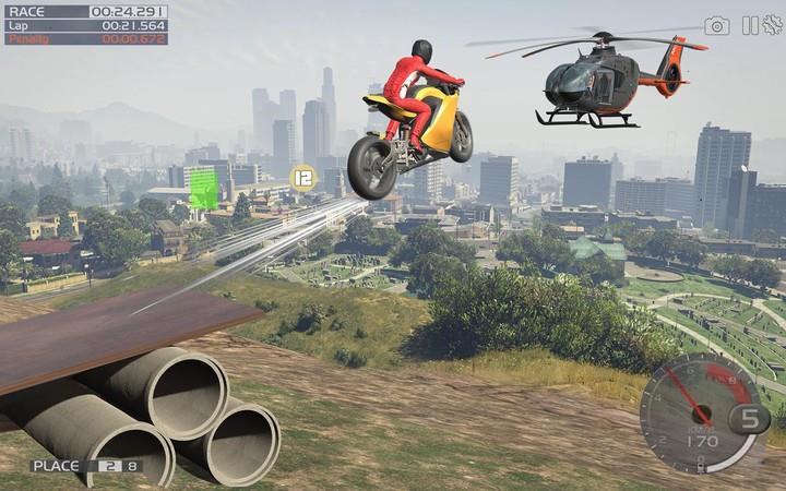 Crazy Stunt Rider GT Bike Game ภาพหน้าจอ 1