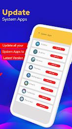 Schermata Software Update Upgrade Apps 4