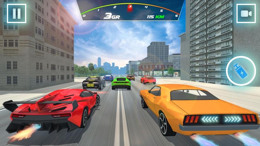 Street Car Racing-Nitro Fire Скриншот 2
