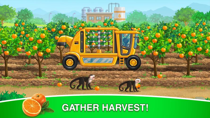 Farm kids games my Farming car Captura de tela 4