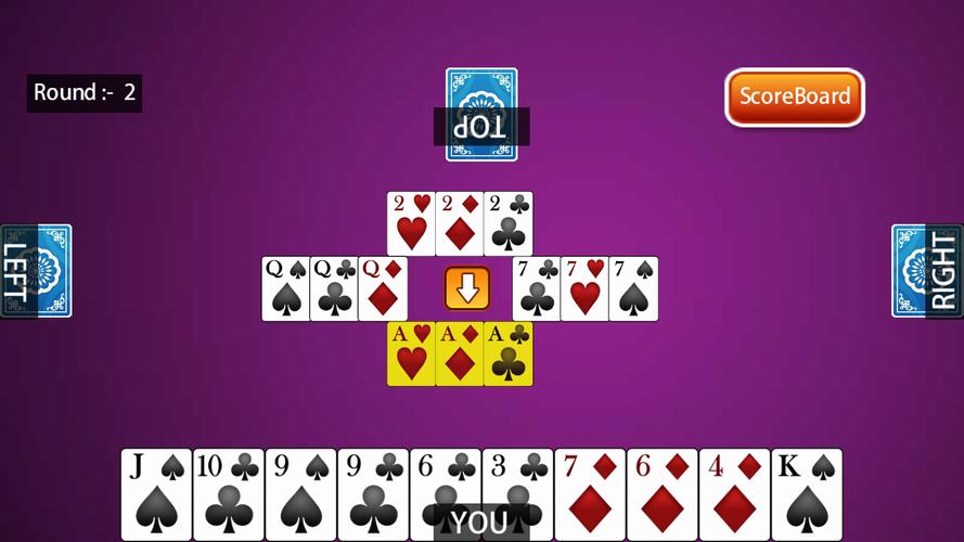 Hazari Card Game : 1000 Points應用截圖第2張