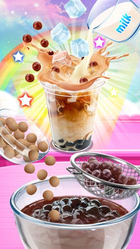 Unicorn Bubble Tea - Icy Drink Captura de tela 3