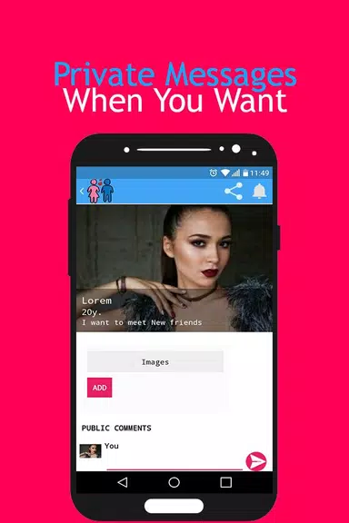 Teen Chat Room: Teen Dating App - Meet Teenagers Captura de pantalla 2