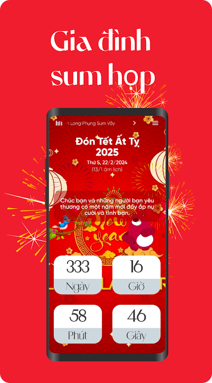 Vietnamese Tet 2025 Countdown Tangkapan skrin 2