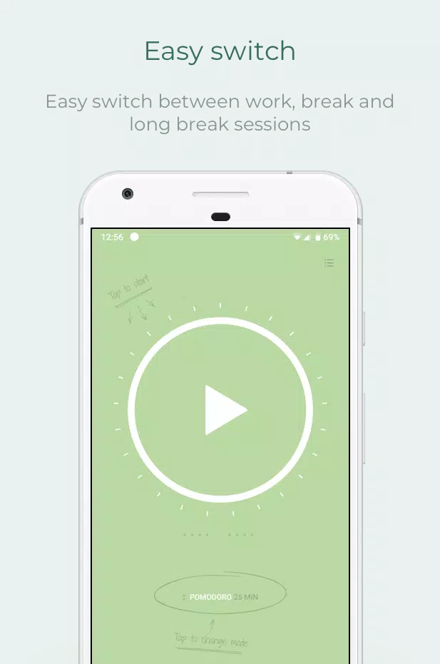 Pomodoro Timer স্ক্রিনশট 1