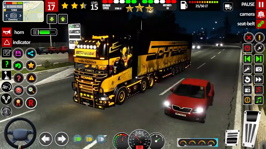 Euro Truck Driving- Truck Game Schermafbeelding 3