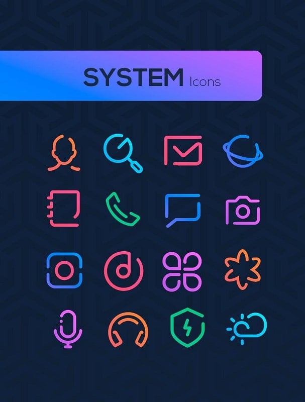 Linebit – Icon Pack Ảnh chụp màn hình 3