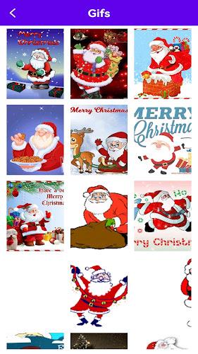 Santa Claus Gift GIF Sticker Ảnh chụp màn hình 3