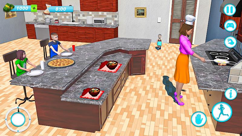 Mother Simulator -Mom Games 3D Скриншот 2