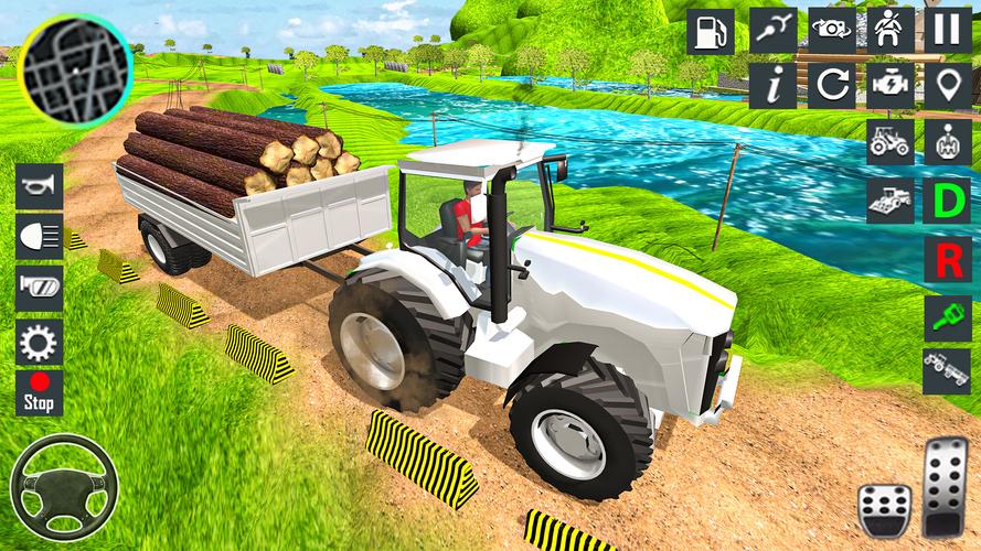 Tractor Driving Tractor Game Screenshot 2