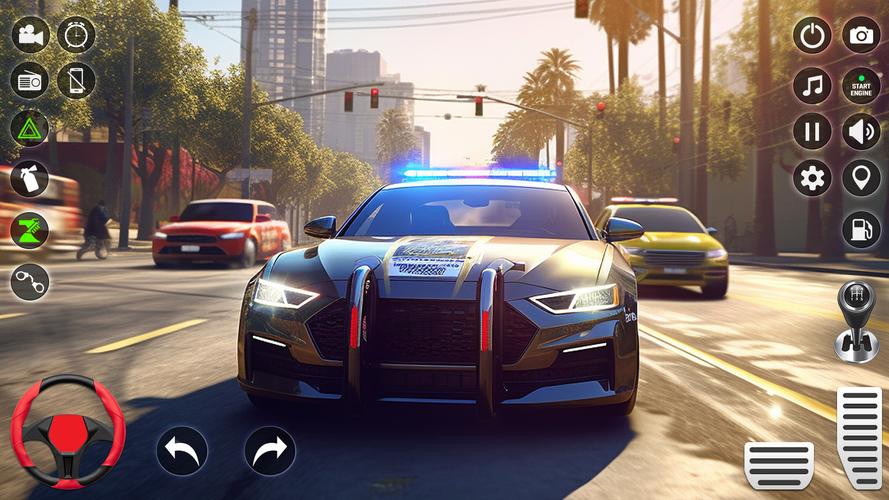 Cop Car Parking: Driving Games Capture d'écran 2