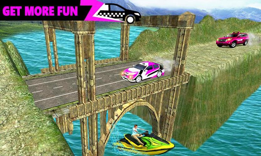 Pink Taxi Driving Game 3D ภาพหน้าจอ 3