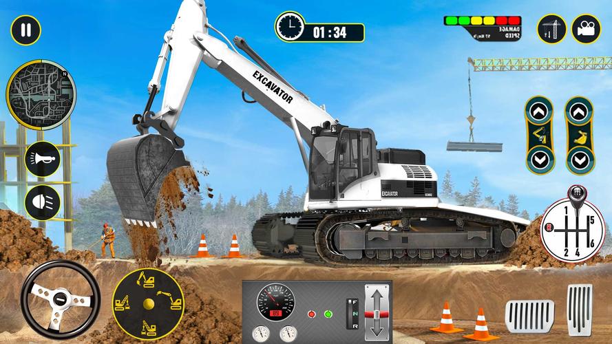 Heavy Excavator Simulator Game Capture d'écran 2