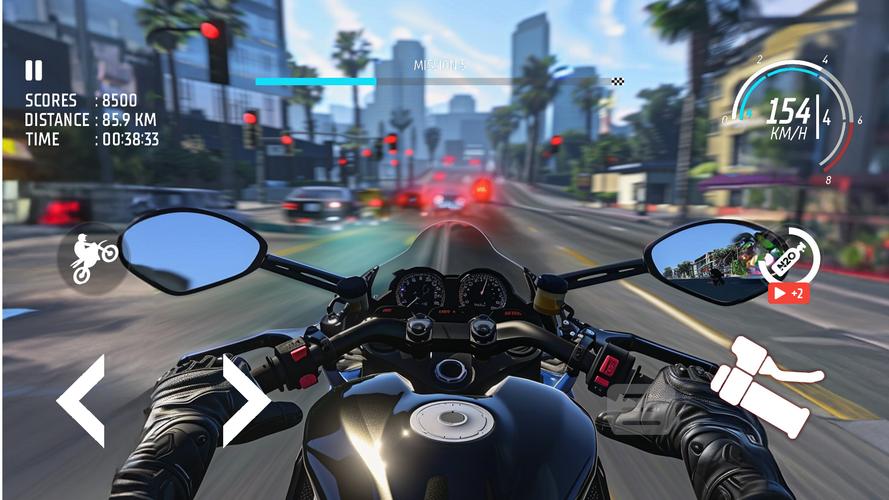 Traffic Bike: Driving City 3D スクリーンショット 1