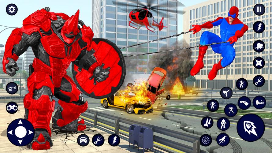 Rhino Robot Car Transformation 스크린샷 2
