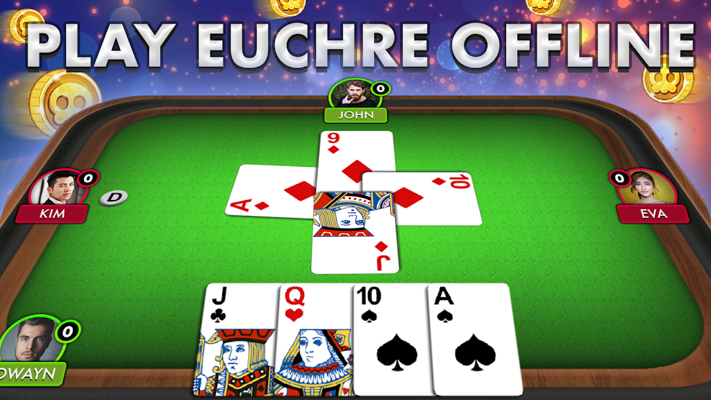 Euchre Plus Capture d'écran 3