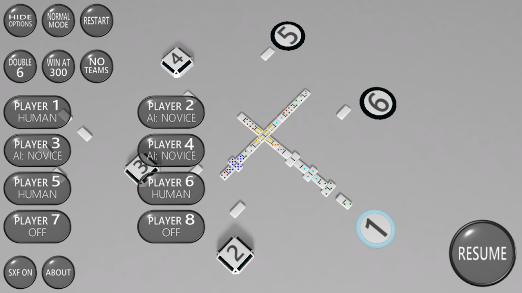 Schermata 3D Dominoes by A Trillion Games Ltd 4