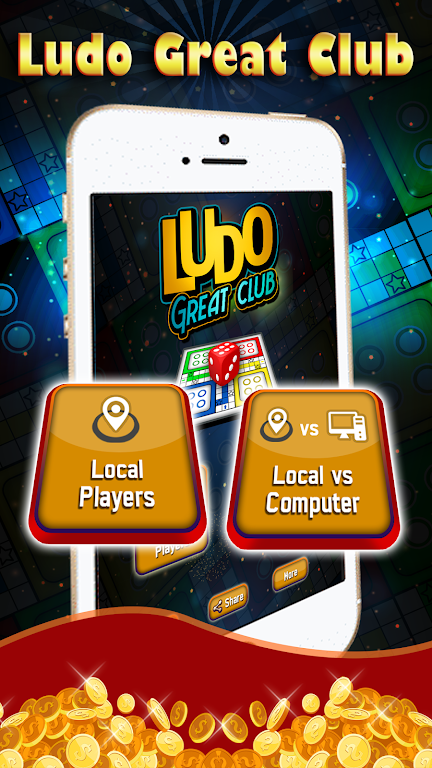 Ludo Great Club: King of Club games स्क्रीनशॉट 1