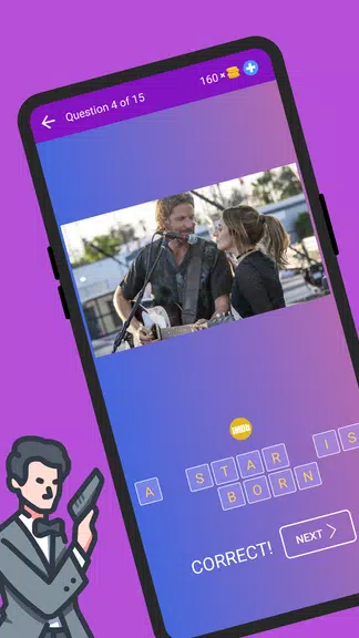 從圖片或海報猜好萊塢或歐洲電影—測驗遊戲應用截圖第2張