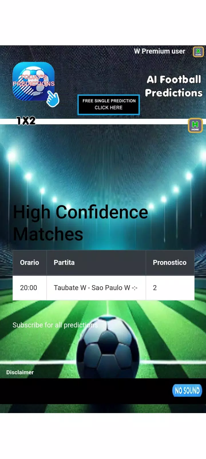 Ai football predictions应用截图第3张