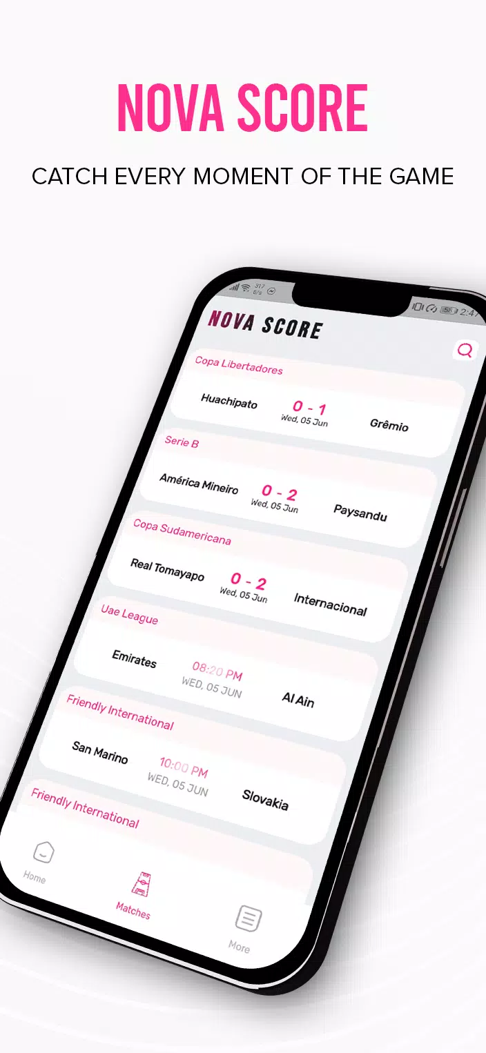 Nova Score ဖန်သားပြင်ဓာတ်ပုံ 1