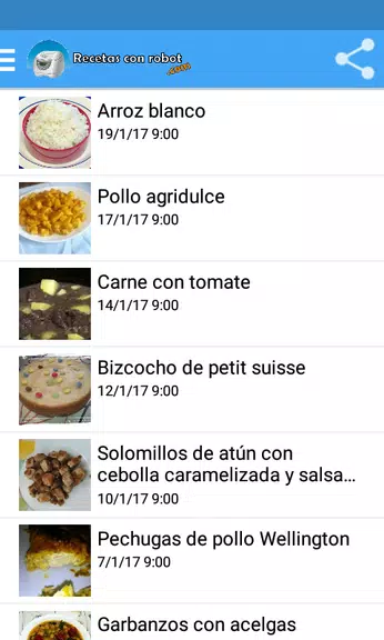 Recetas con robot应用截图第1张