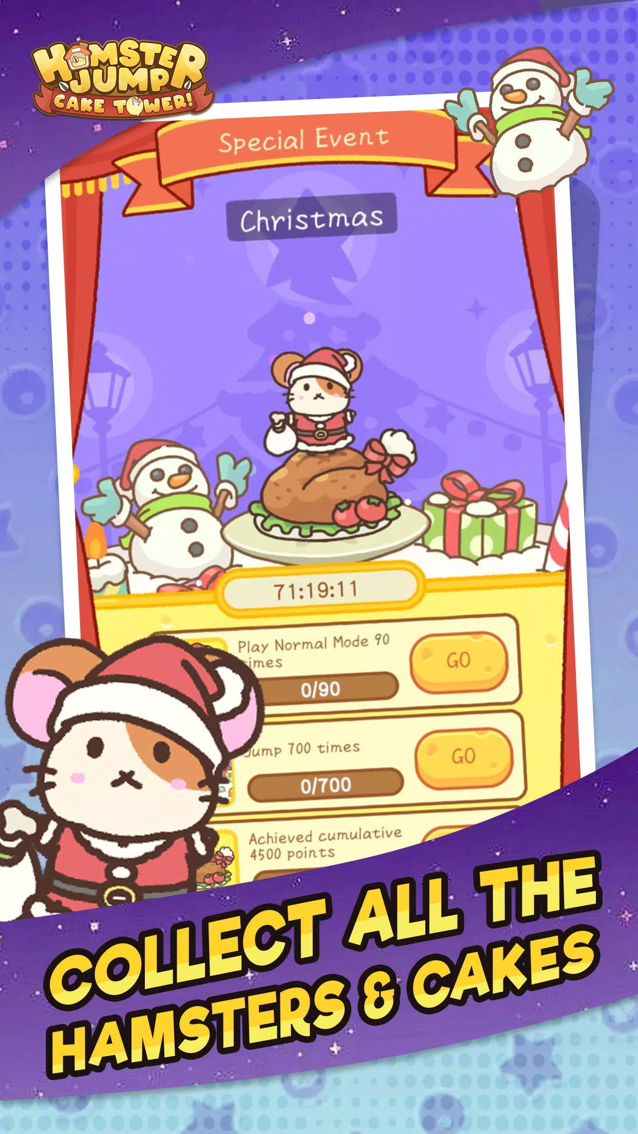 Hamster Jump: Cake Tower! স্ক্রিনশট 1