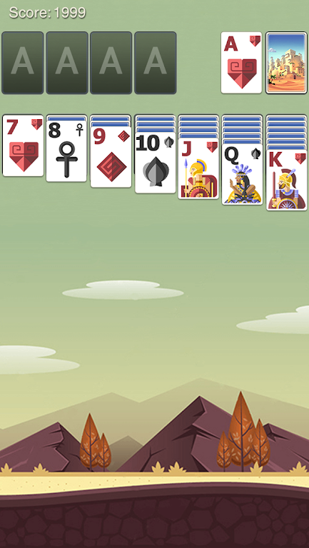 Solitaire Ancient Fable Theme Captura de tela 1