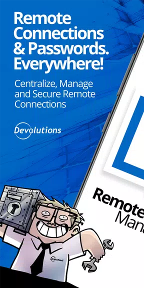 Remote Desktop Manager Tangkapan skrin 3