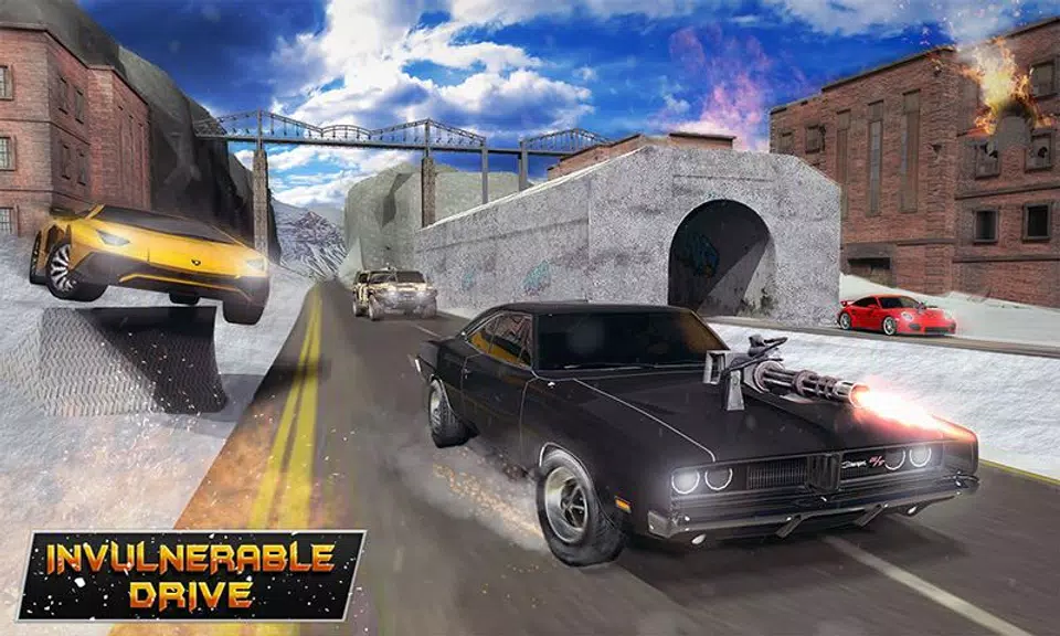 Mad Car War Death Racing Games Screenshot 1