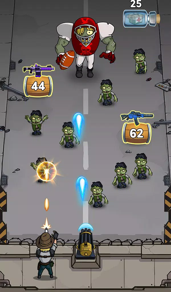 Zombie War Idle Defense Game स्क्रीनशॉट 1