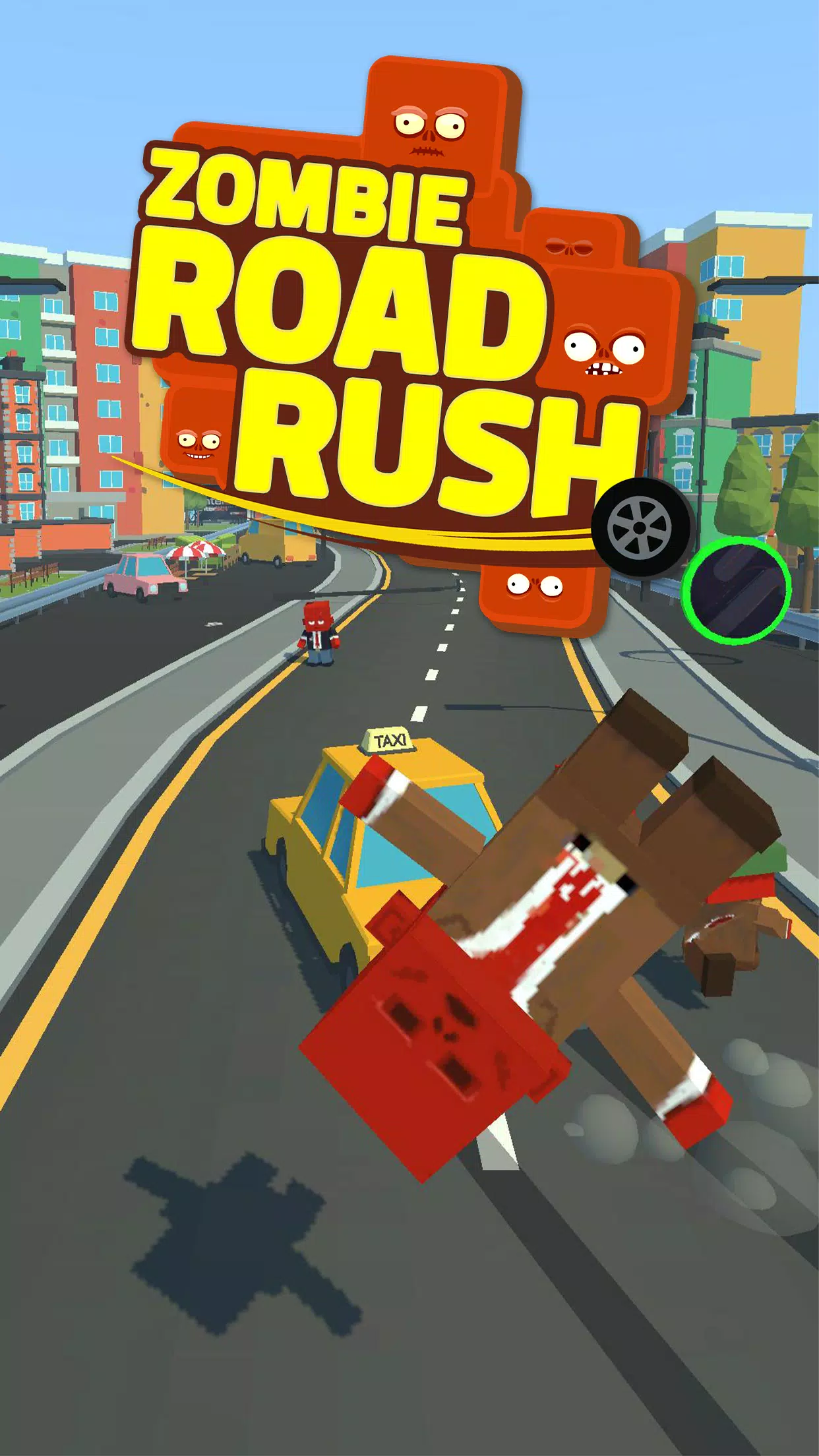 Zombie Road Rush Captura de pantalla 1