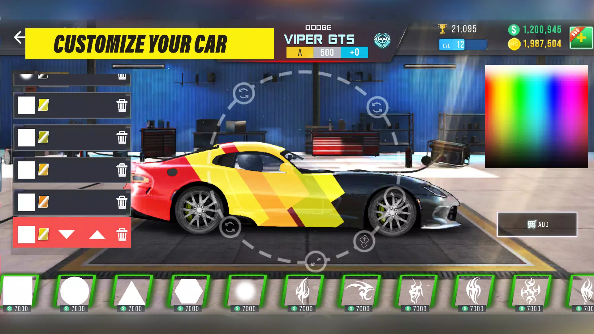 Nitro Speed: Drag Racing 2D Schermafbeelding 3