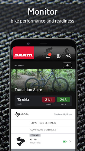 SRAM AXS Zrzut ekranu 3