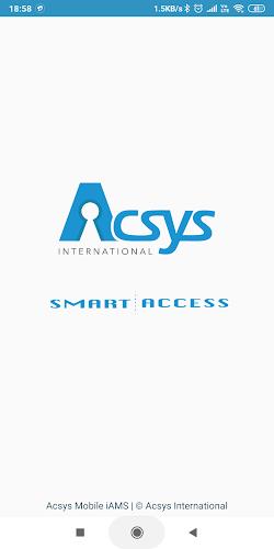 Acsys Mobile Application स्क्रीनशॉट 1