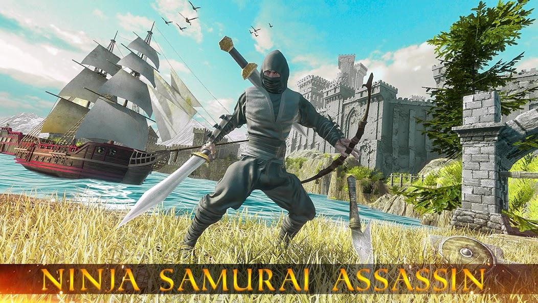 Ninja Samurai Assassin Hunter Mod ဖန်သားပြင်ဓာတ်ပုံ 3