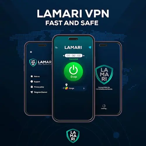 Lamari VPN - Fast & Proxy Zrzut ekranu 4